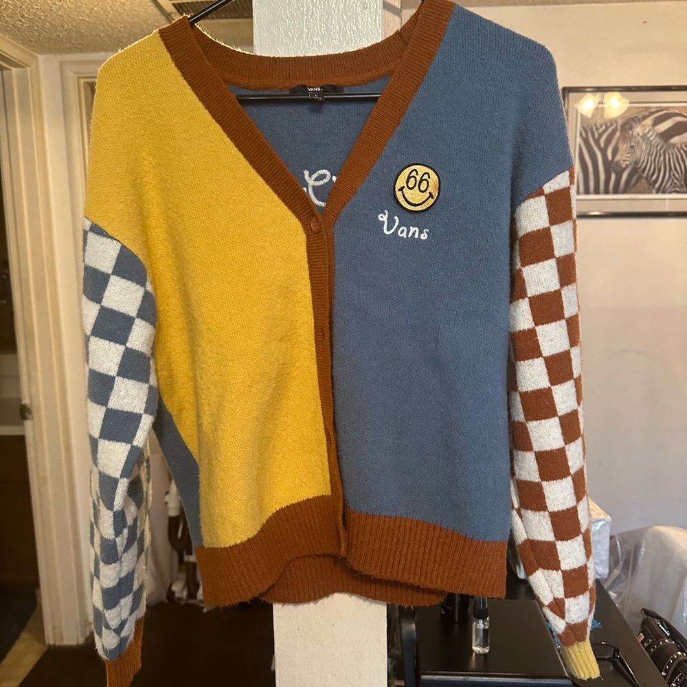 Vans Multicolor Checkered Cardigan